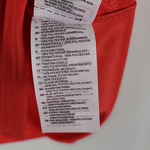 New Adidas D4M Tee Aeroready Red/BLK Logo Short Sleeve T-Shirt Unisex Size L $30 - Picture 7 of 8